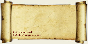 Natalija Opačić vizit kartica